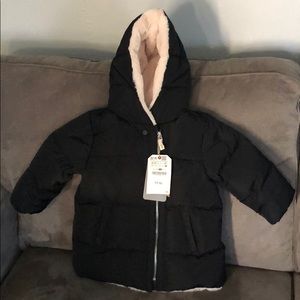 BRAND NEW Black Zara puffer jacket 🧥